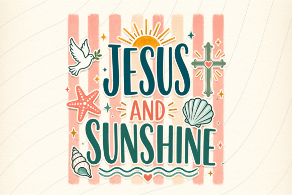 Blending Faith and Summer: The Christian Summer Beach Shirt PNG