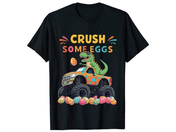 Crush Some Eggs Easter T-Shirt Design: A Bold Holiday Asset