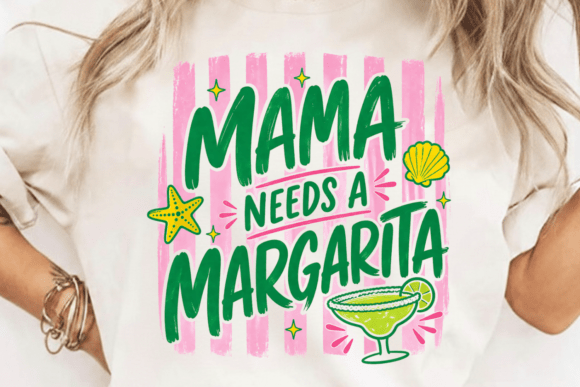 Funny Mama Margarita PNG Design: Your Go-To Summer Vibe Graphic