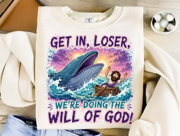 Get In, Loser: The Funny Jonah and the Whale PNG