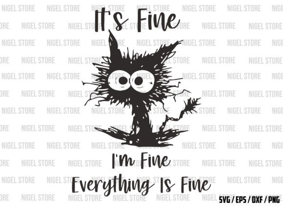 I'm Fine Cat Svg, Halloween Svg Designs: A Versatile Graphic