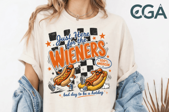 Just Here for the Wieners: A Premium PNG for Summer Crafts