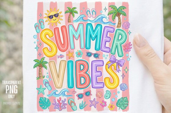 Summer Vibes Retro Beach PNG: Your Ticket to Sunny Designs