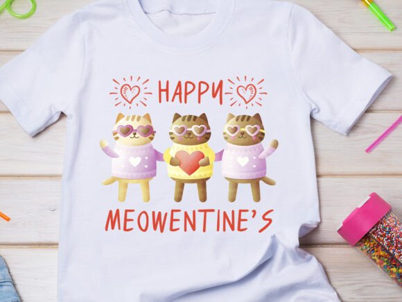 Valentine Cat, Happy Meowentines Clipart: A Designer's Guide